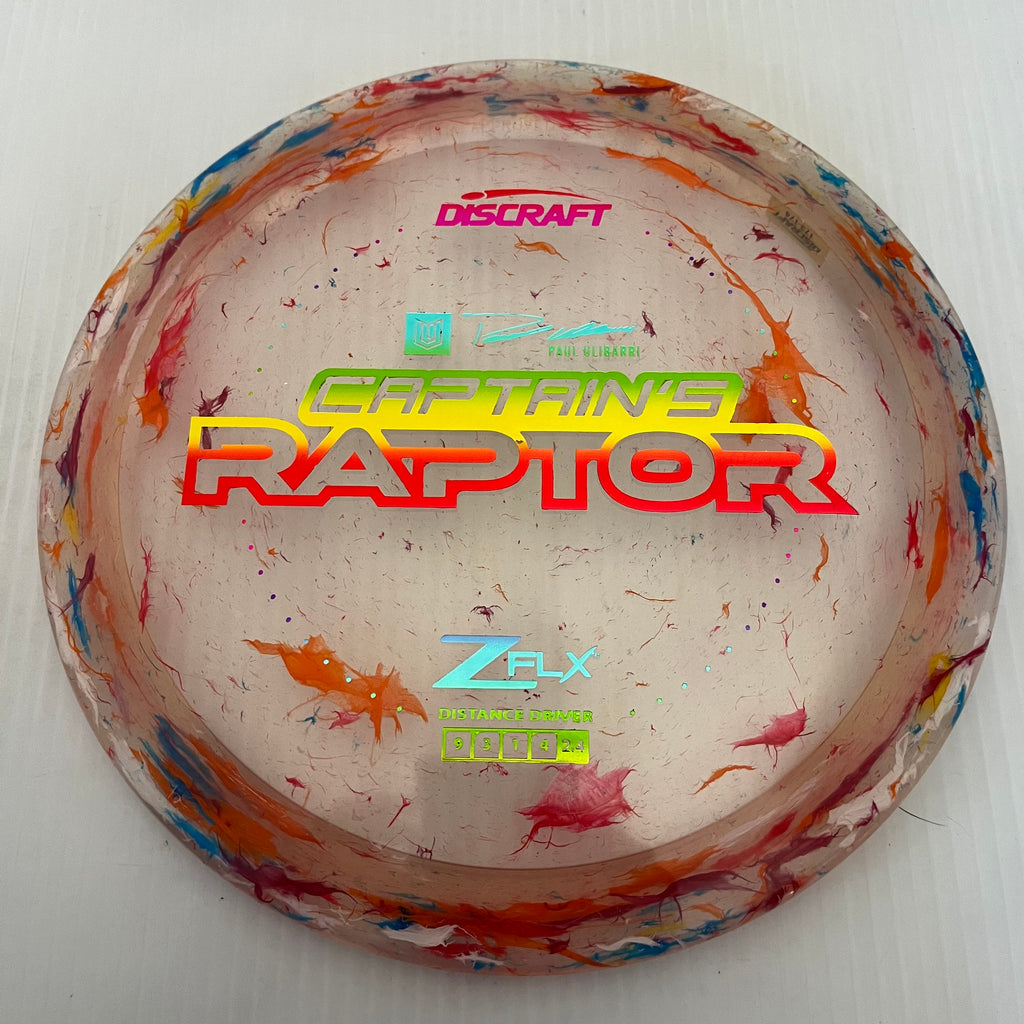 Discraft 2024 Paul Ulibarri Jawbreaker Z FLX Captain's Raptor 9/3/1/4