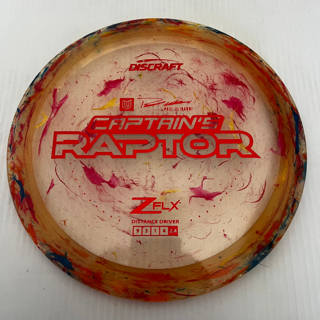 Discraft 2024 Paul Ulibarri Jawbreaker Z FLX Captain's Raptor 9/3/1/4