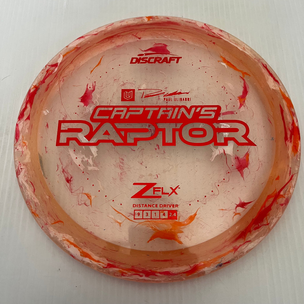 Discraft 2024 Paul Ulibarri Jawbreaker Z FLX Captain's Raptor 9/3/1/4