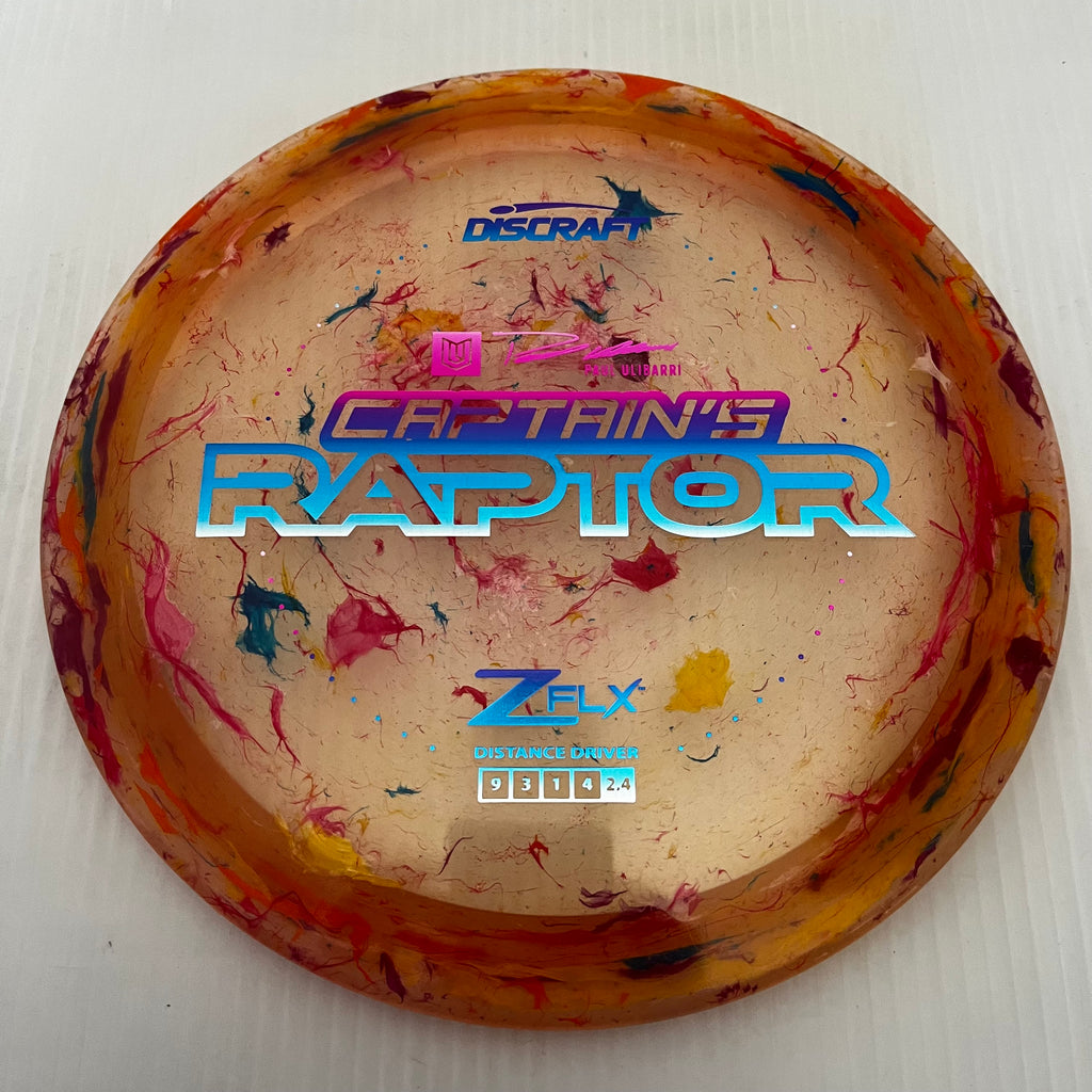 Discraft 2024 Paul Ulibarri Jawbreaker Z FLX Captain's Raptor 9/3/1/4