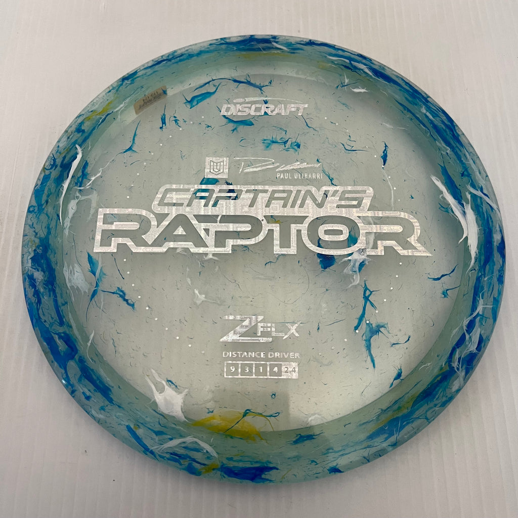 Discraft 2024 Paul Ulibarri Jawbreaker Z FLX Captain's Raptor 9/3/1/4
