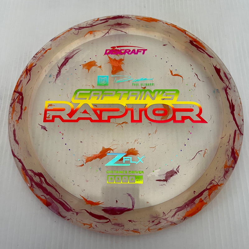 Discraft 2024 Paul Ulibarri Jawbreaker Z FLX Captain's Raptor 9/3/1/4