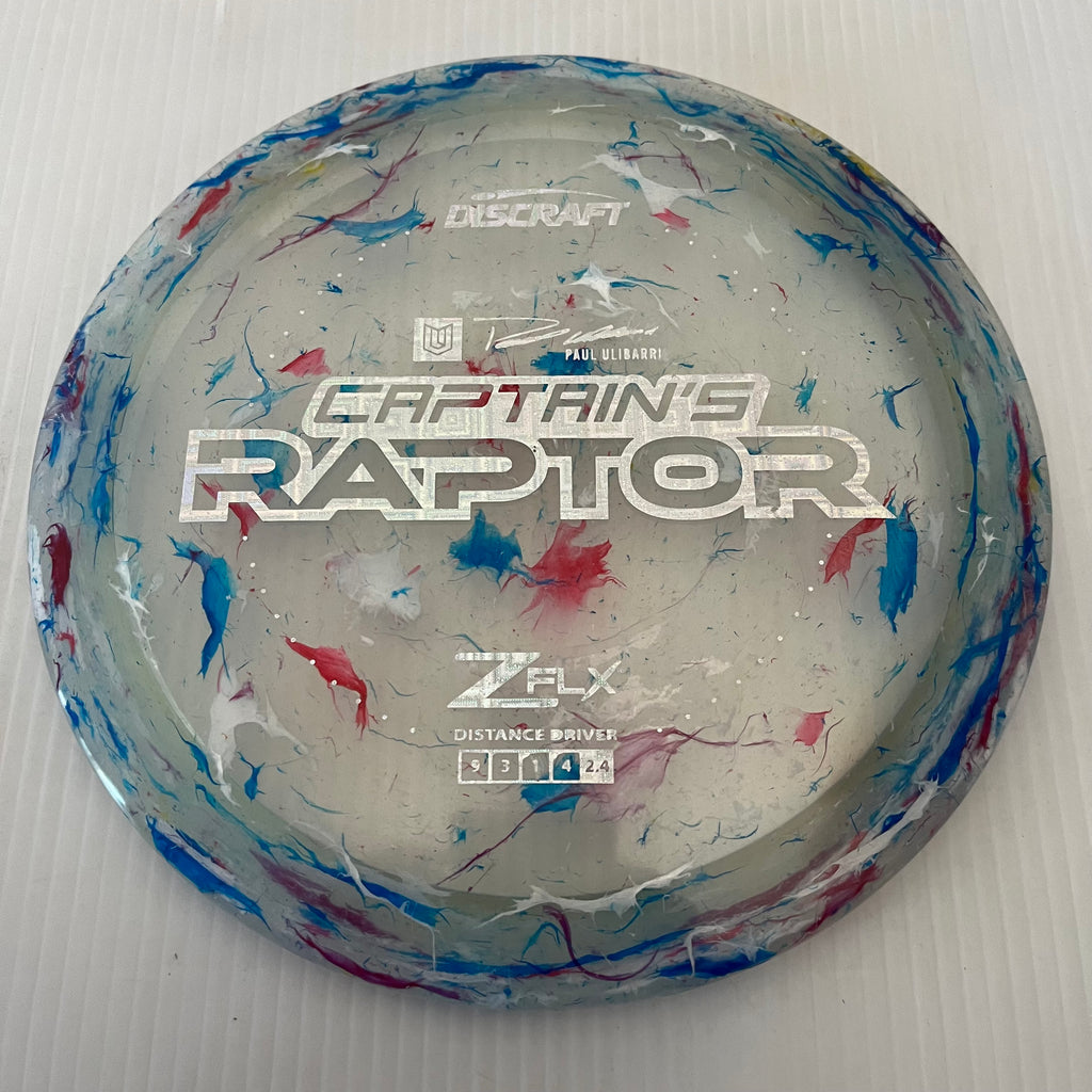 Discraft 2024 Paul Ulibarri Jawbreaker Z FLX Captain's Raptor 9/3/1/4