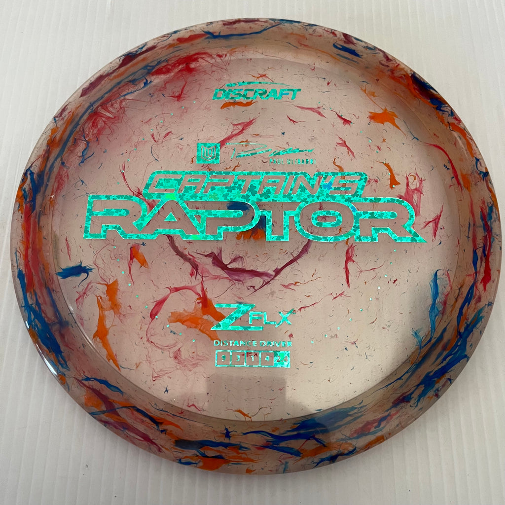 Discraft 2024 Paul Ulibarri Jawbreaker Z FLX Captain's Raptor 9/3/1/4