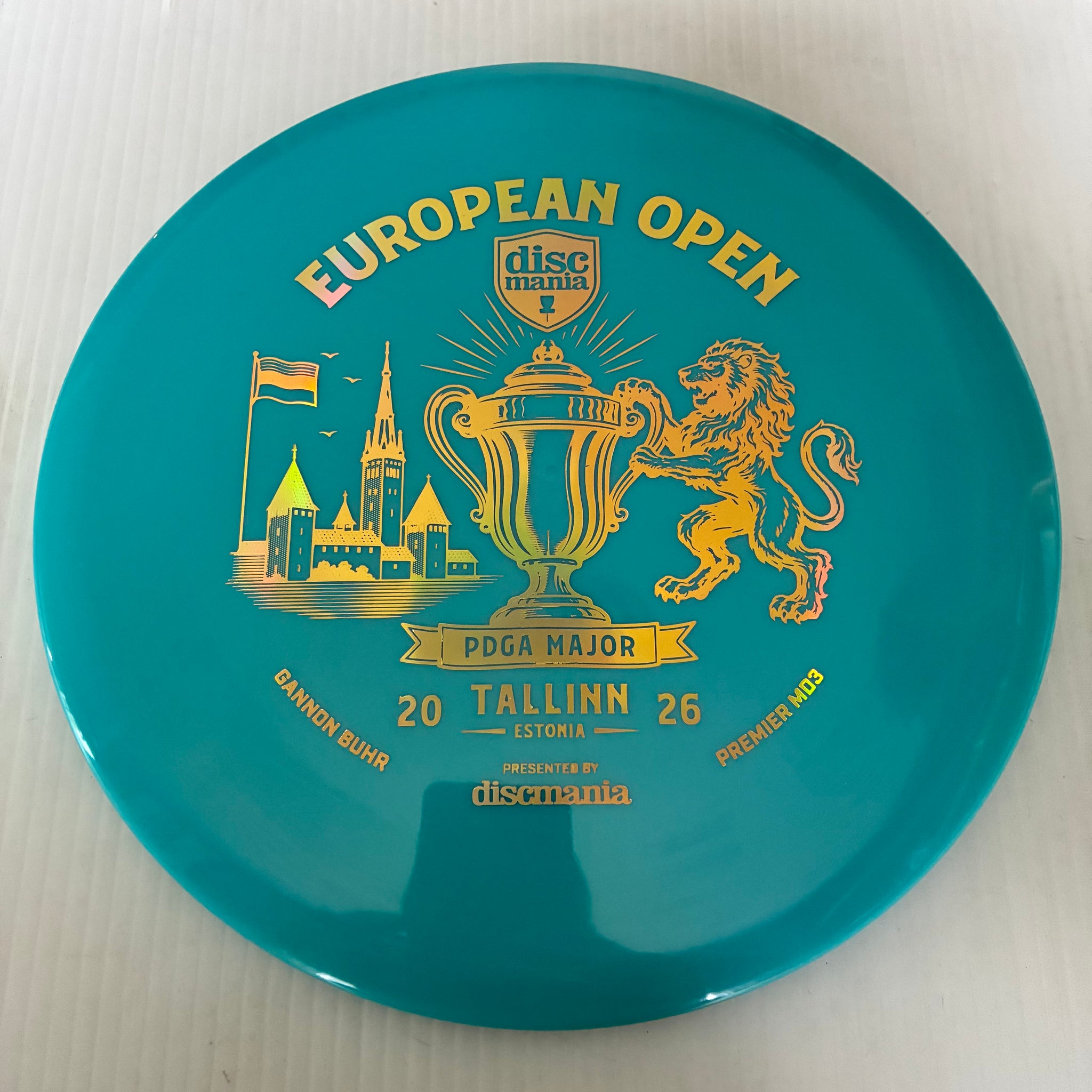 Discmania 2026 Gannon Buhr European Open Premier Q-Line MD3 5/5/0/1