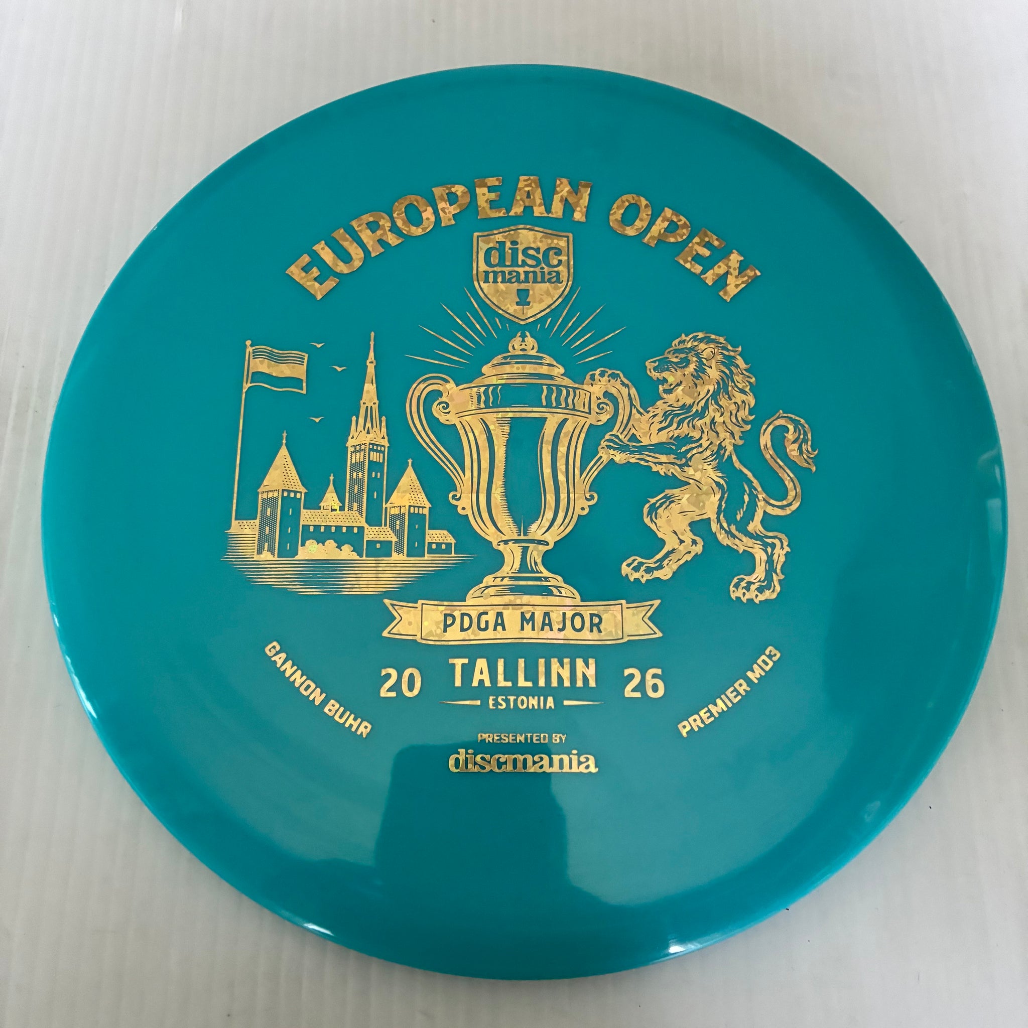 Discmania 2026 Gannon Buhr European Open Premier Q-Line MD3 5/5/0/1