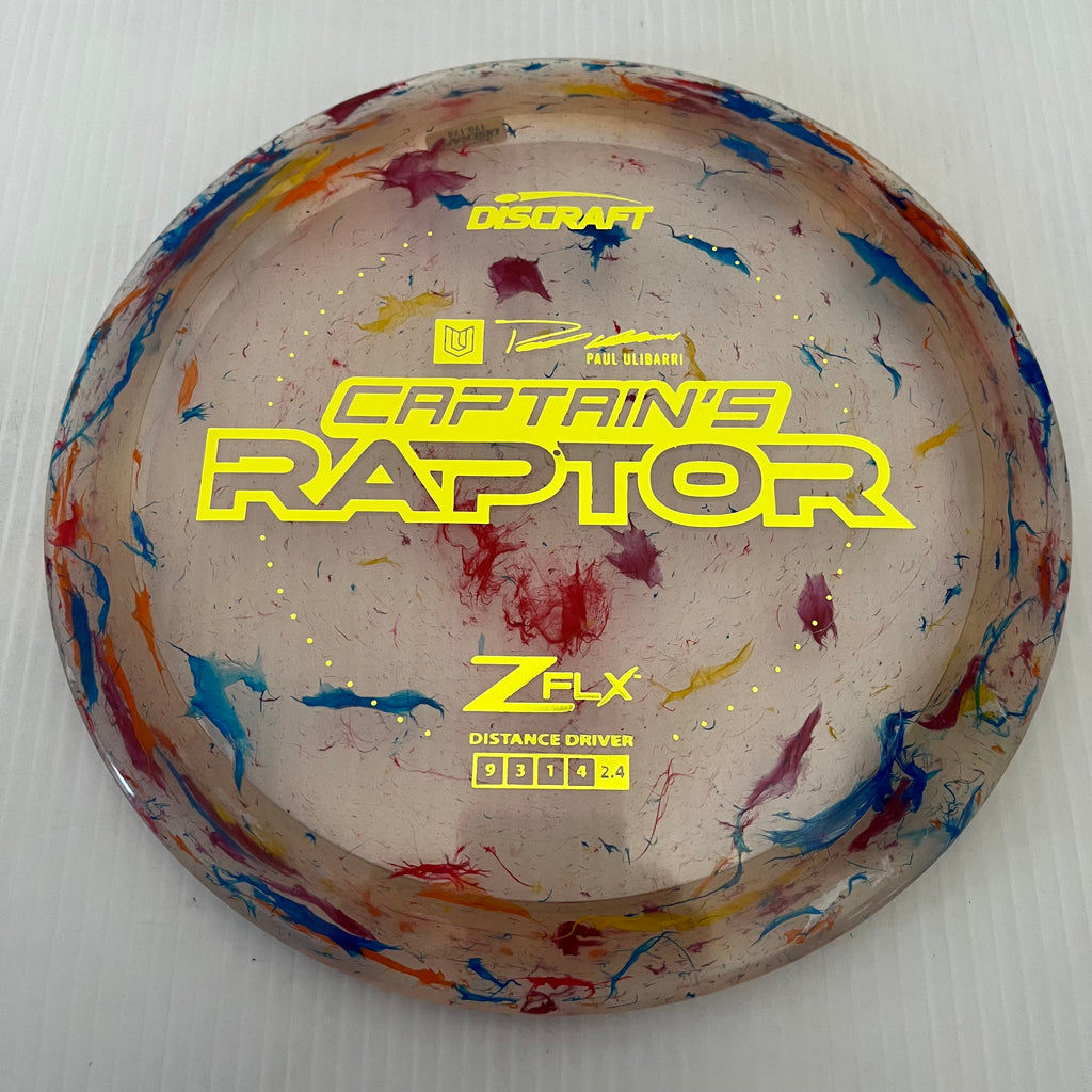 Discraft 2024 Paul Ulibarri Jawbreaker Z FLX Captain's Raptor 9/3/1/4