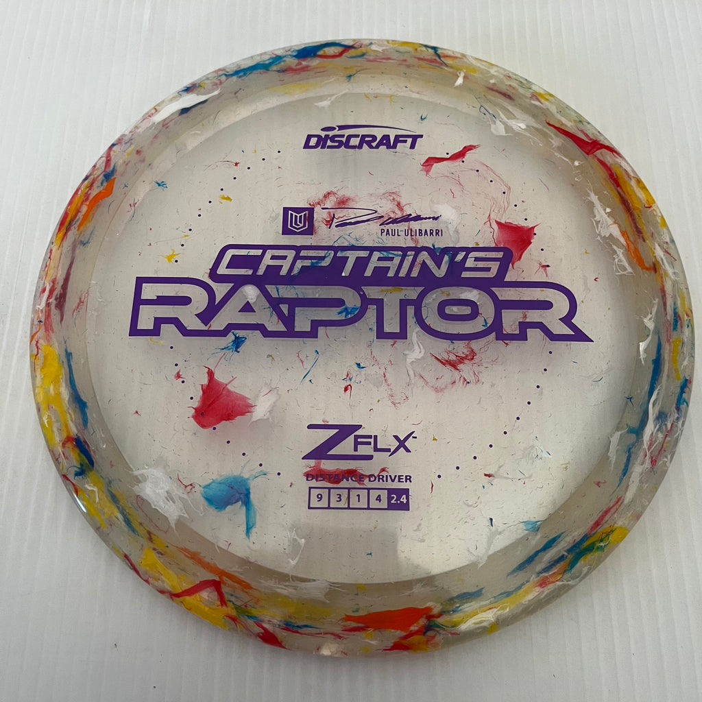 Discraft 2024 Paul Ulibarri Jawbreaker Z FLX Captain's Raptor 9/3/1/4