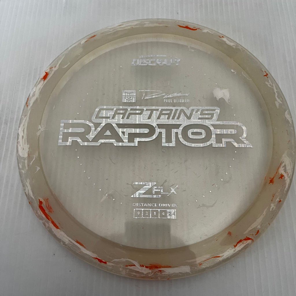 Discraft 2024 Paul Ulibarri Jawbreaker Z FLX Captain's Raptor 9/3/1/4
