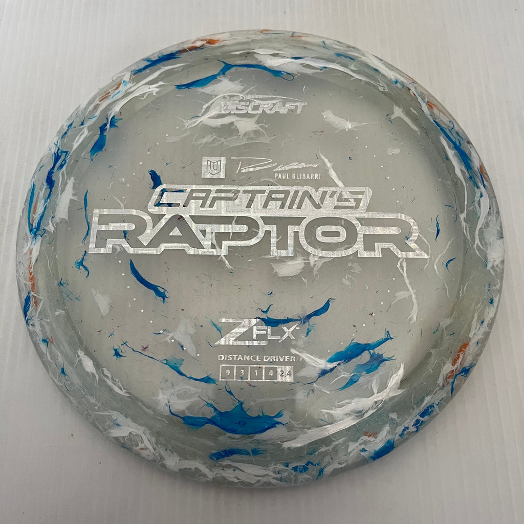 Discraft 2024 Paul Ulibarri Jawbreaker Z FLX Captain's Raptor 9/3/1/4