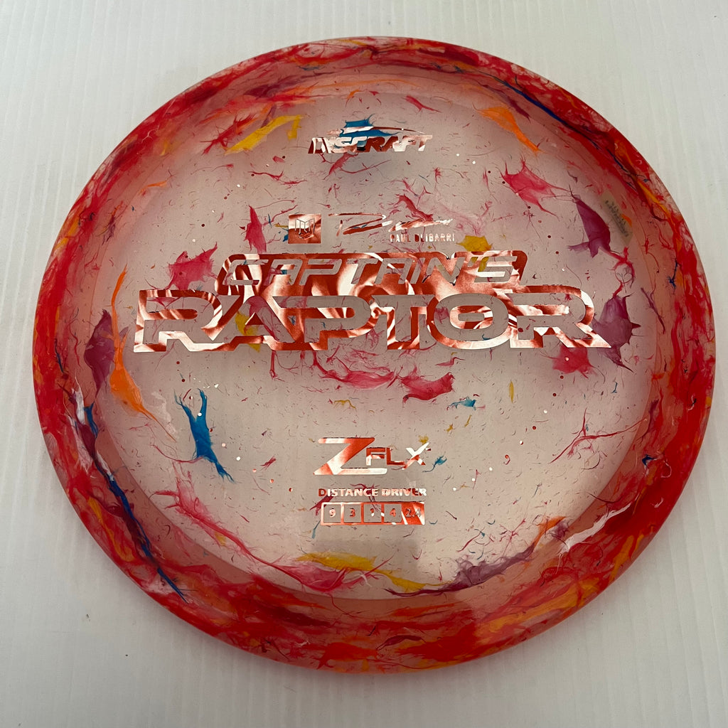 Discraft 2024 Paul Ulibarri Jawbreaker Z FLX Captain's Raptor 9/3/1/4