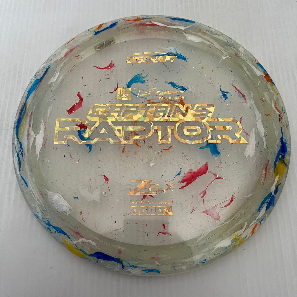 Discraft 2024 Paul Ulibarri Jawbreaker Z FLX Captain's Raptor 9/3/1/4