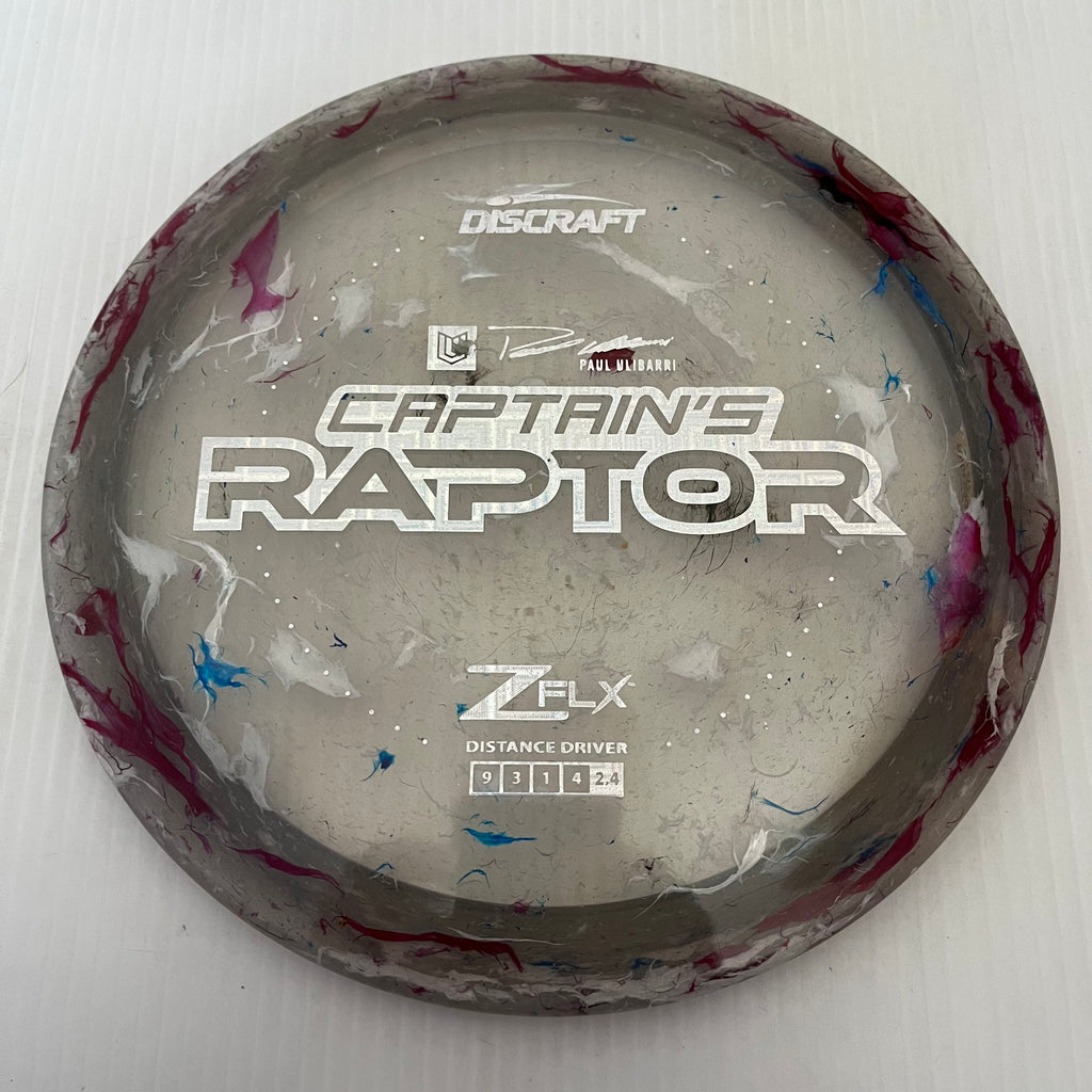 Discraft 2024 Paul Ulibarri Jawbreaker Z FLX Captain's Raptor 9/3/1/4