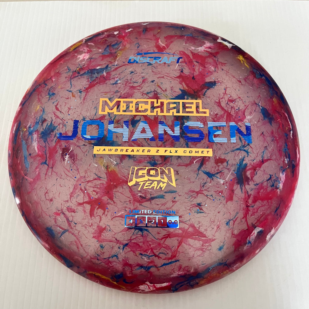 Discraft 2024 Michael Johansen Icon Team Series Jawbreaker Z FLX Comet 4/5/-2/1