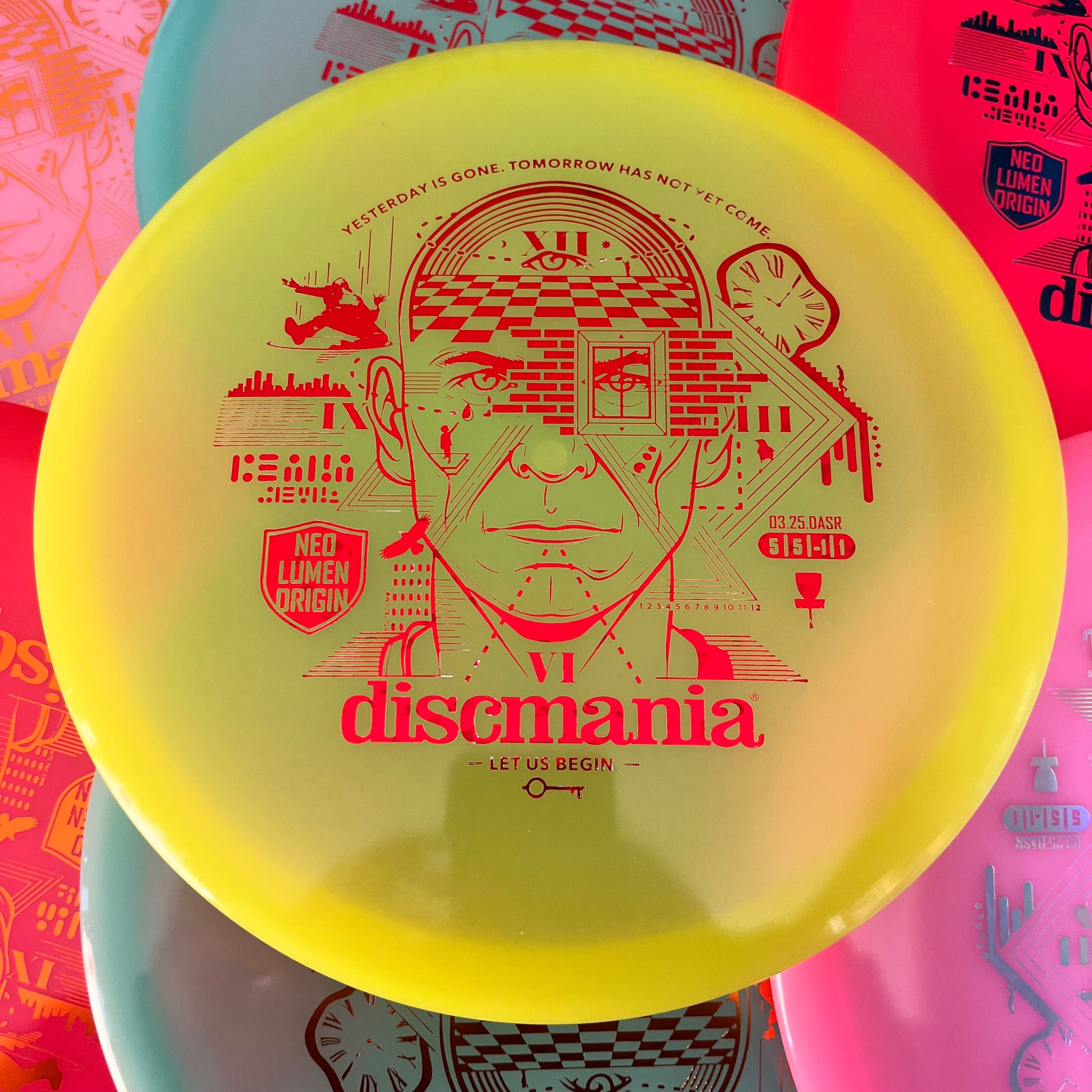 Discmania HSCo Time Stamp Evolution NEO Lumen Glow Origin 5/5/-1/1