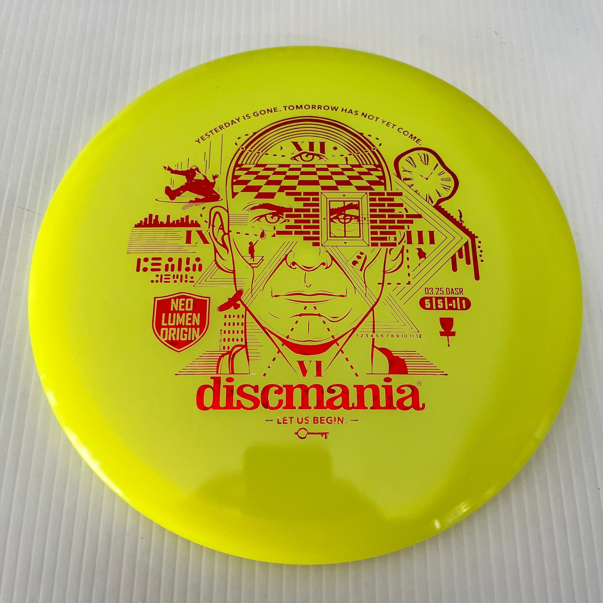 Discmania HSCo Time Stamp Evolution NEO Lumen Glow Origin 5/5/-1/1