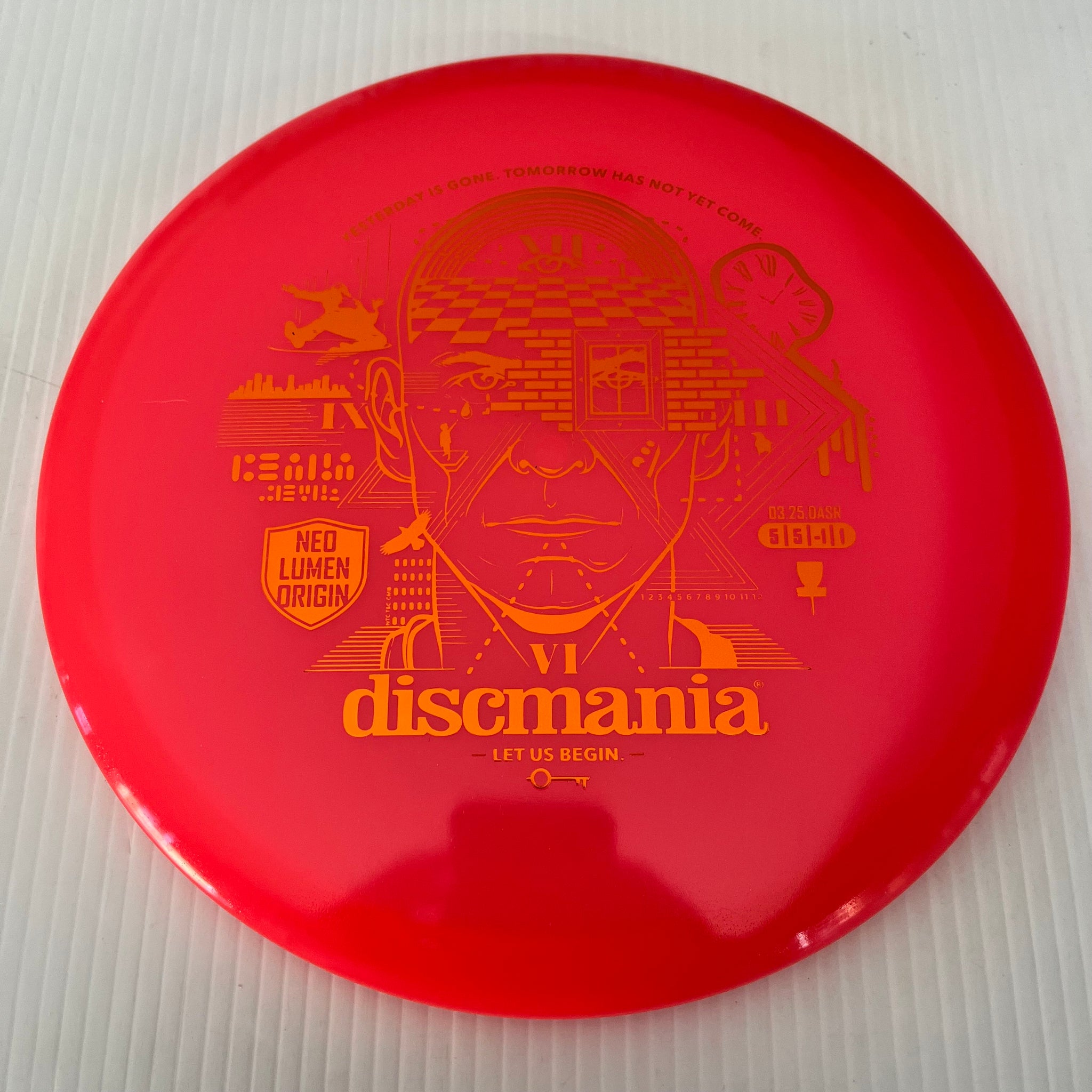 Discmania HSCo Time Stamp Evolution NEO Lumen Glow Origin 5/5/-1/1