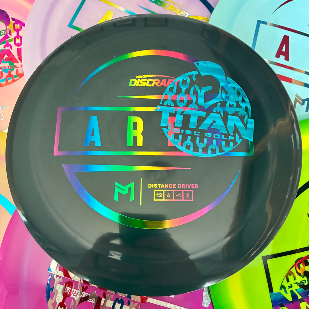 Discraft 2026 Titan Open First Run Paul McBeth Swirly ESP Ares 12/6/-1/2