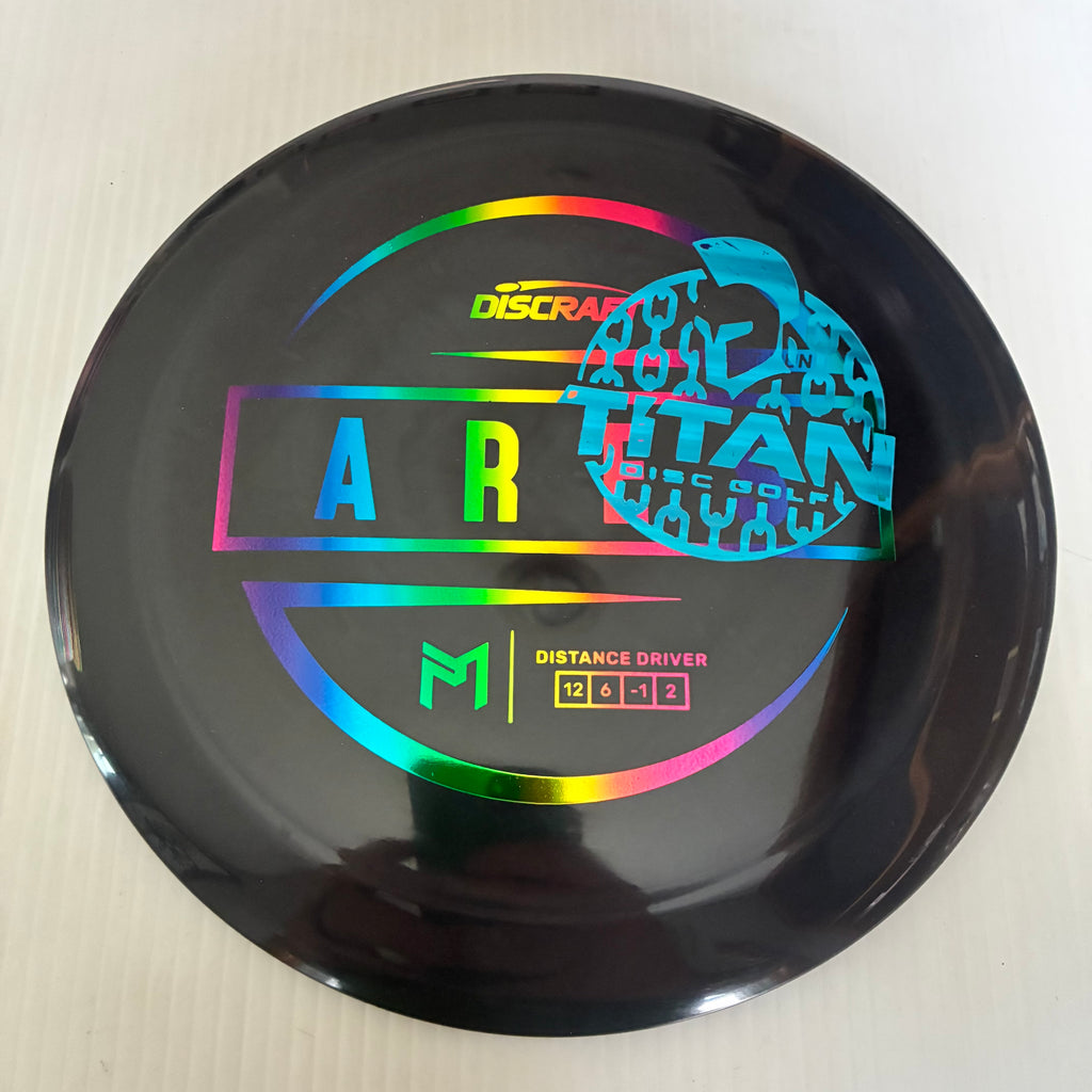 Discraft 2026 Titan Open First Run Paul McBeth Swirly ESP Ares 12/6/-1/2
