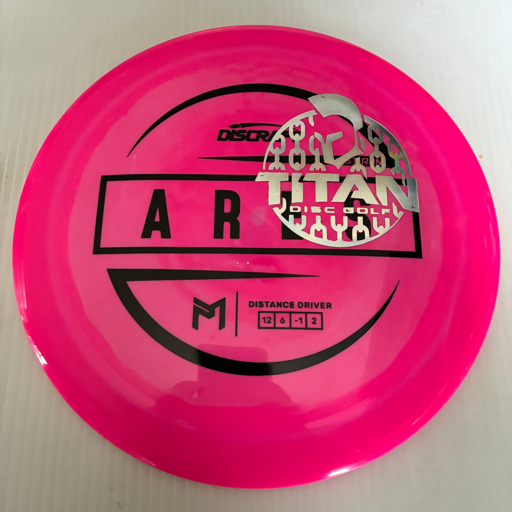 Discraft 2026 Titan Open First Run Paul McBeth Swirly ESP Ares 12/6/-1/2