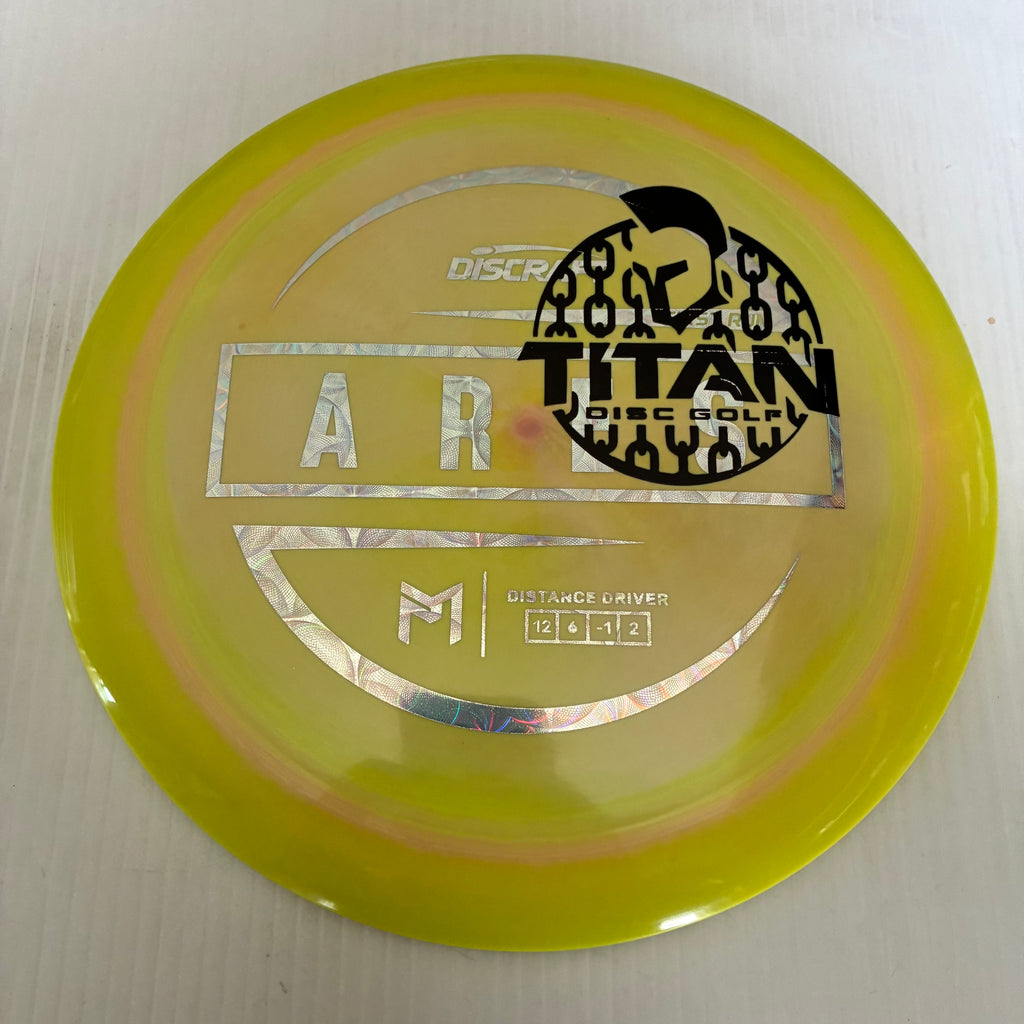 Discraft 2026 Titan Open First Run Paul McBeth Swirly ESP Ares 12/6/-1/2