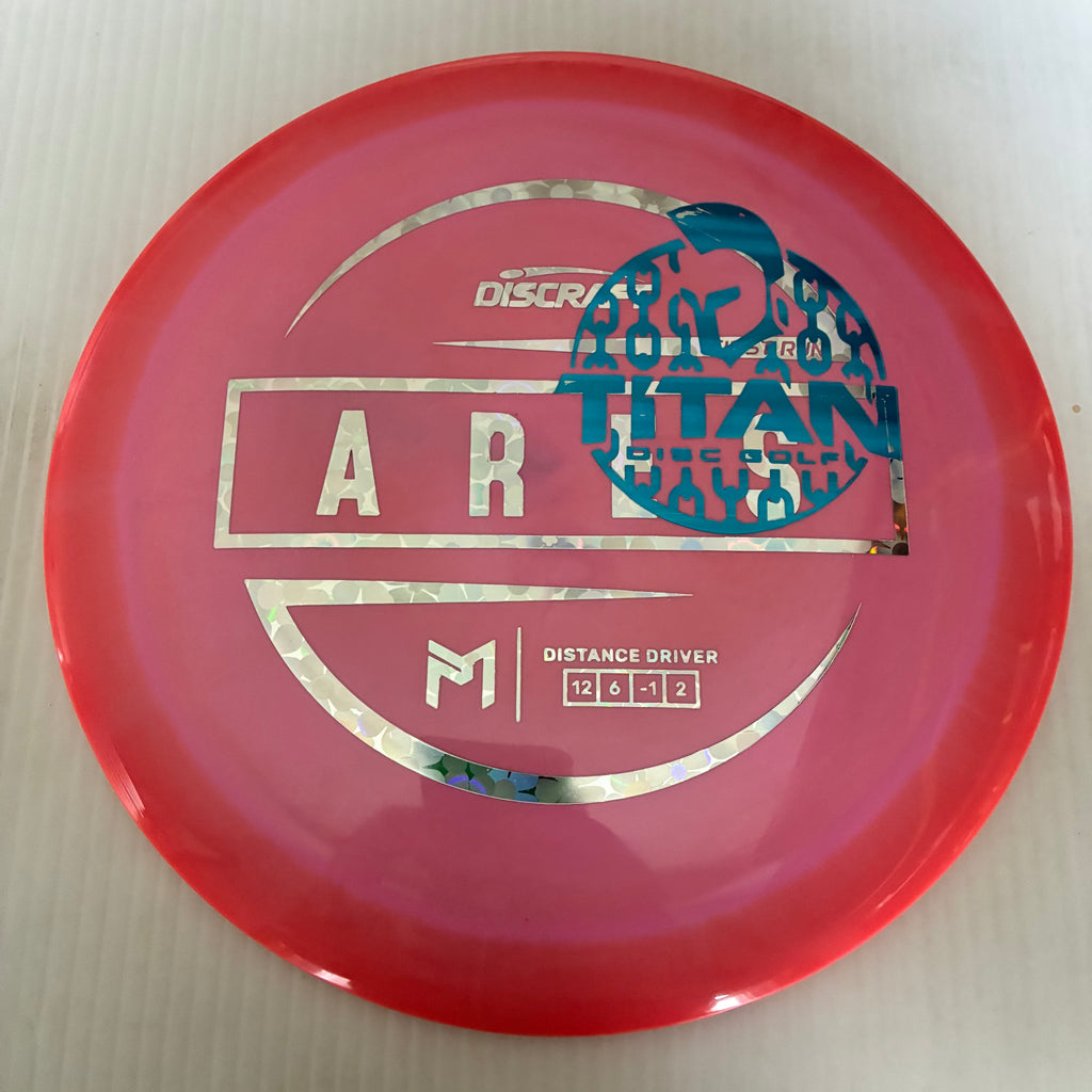 Discraft 2026 Titan Open First Run Paul McBeth Swirly ESP Ares 12/6/-1/2