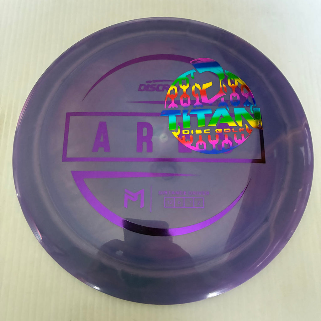 Discraft 2026 Titan Open First Run Paul McBeth Swirly ESP Ares 12/6/-1/2