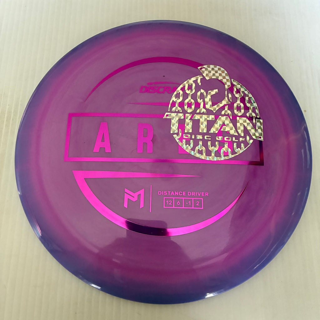 Discraft 2026 Titan Open First Run Paul McBeth Swirly ESP Ares 12/6/-1/2