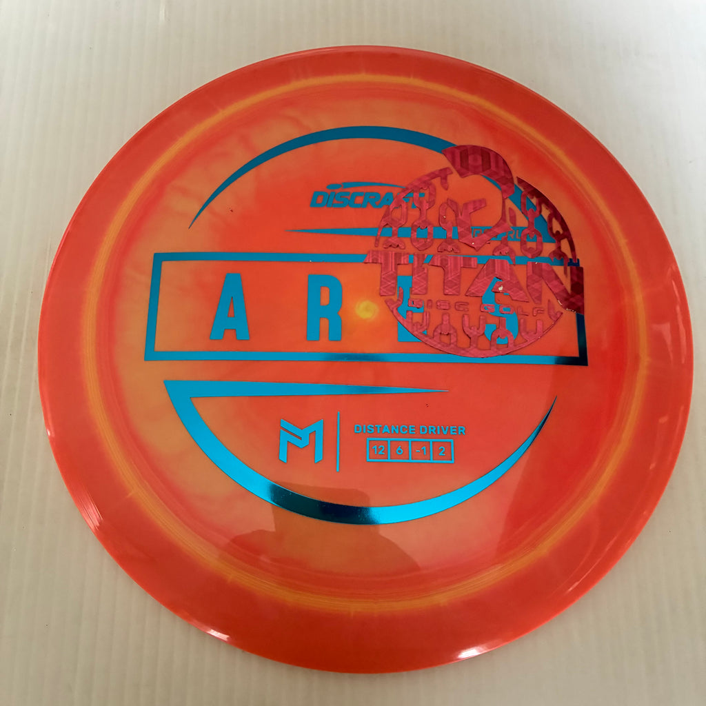 Discraft 2026 Titan Open First Run Paul McBeth Swirly ESP Ares 12/6/-1/2