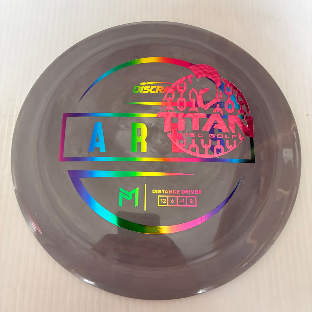 Discraft 2026 Titan Open First Run Paul McBeth Swirly ESP Ares 12/6/-1/2