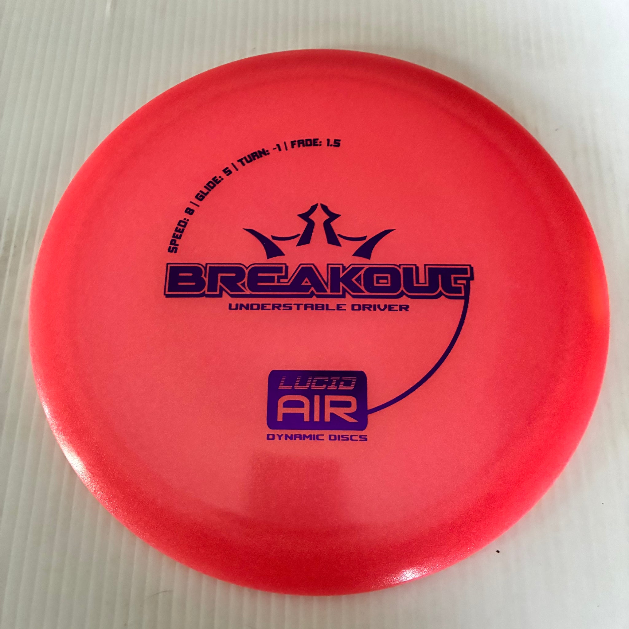 Dynamic Discs Lucid Air Breakout 8/5/-1/1.5