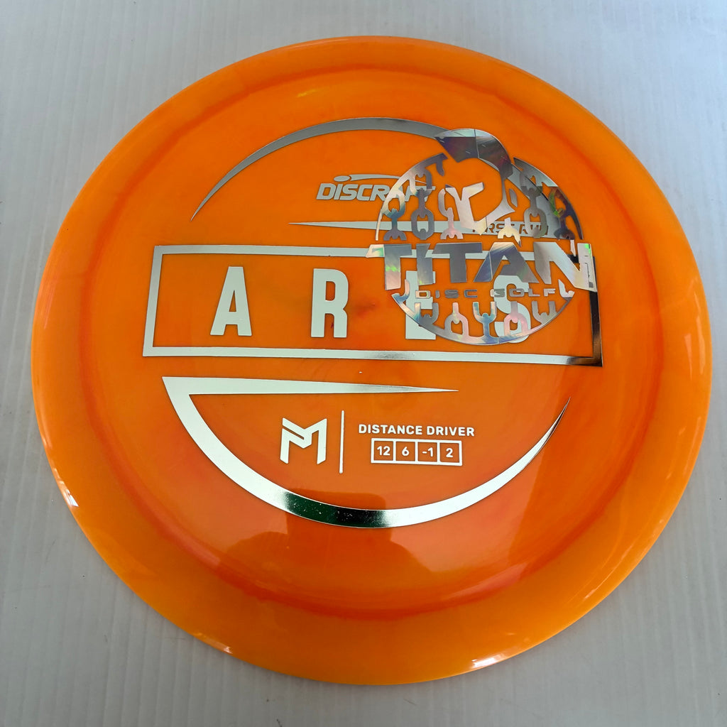 Discraft 2026 Titan Open First Run Paul McBeth Swirly ESP Ares 12/6/-1/2