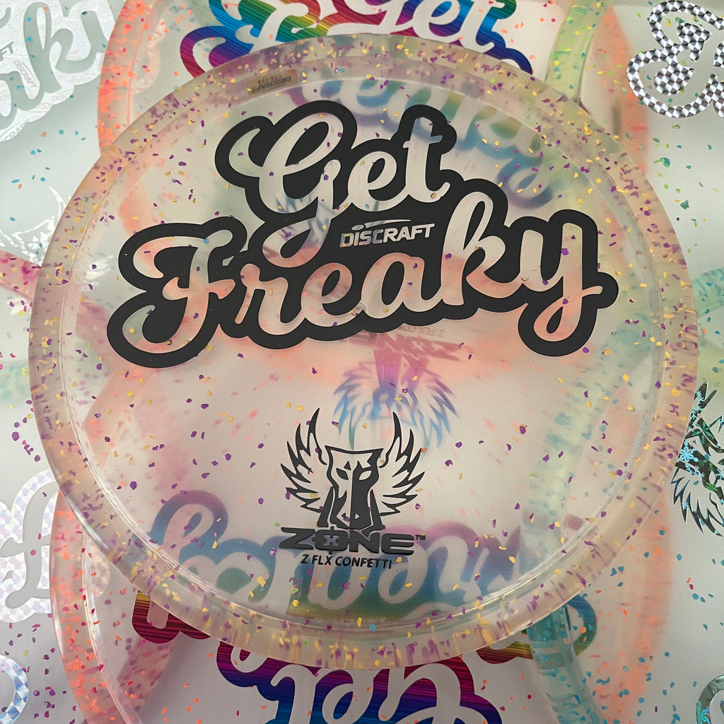 Discraft 2025 Brodie Smith Get Freaky Z FLX Confetti Zone 4/3/0/3