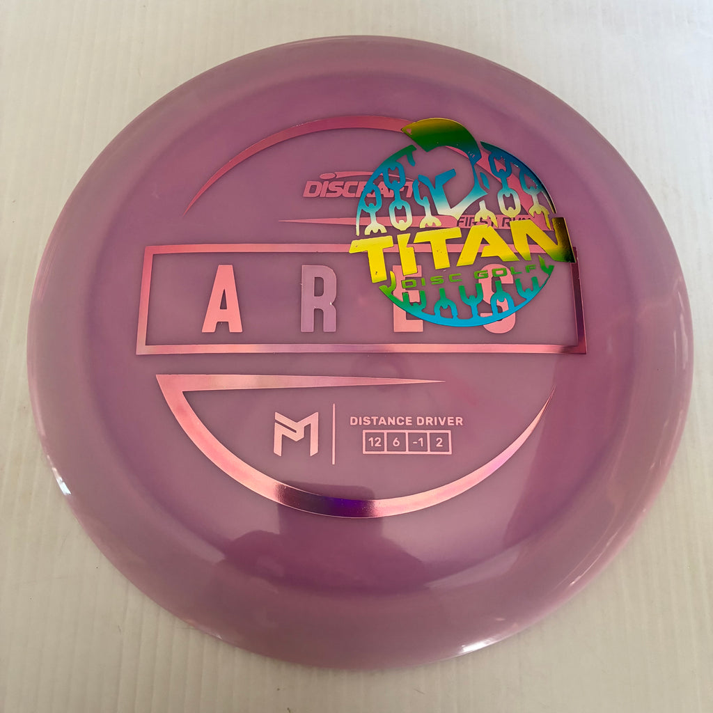 Discraft 2026 Titan Open First Run Paul McBeth Swirly ESP Ares 12/6/-1/2