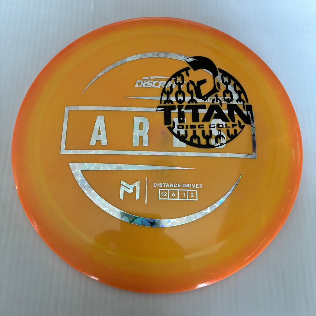 Discraft 2026 Titan Open First Run Paul McBeth Swirly ESP Ares 12/6/-1/2