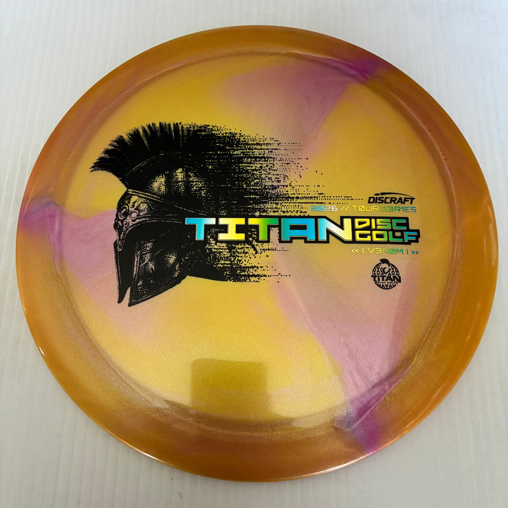 Discraft 2026 Titan Open Tour Series Swirl Ti/BigZ Blend Venom 13/5/0/3