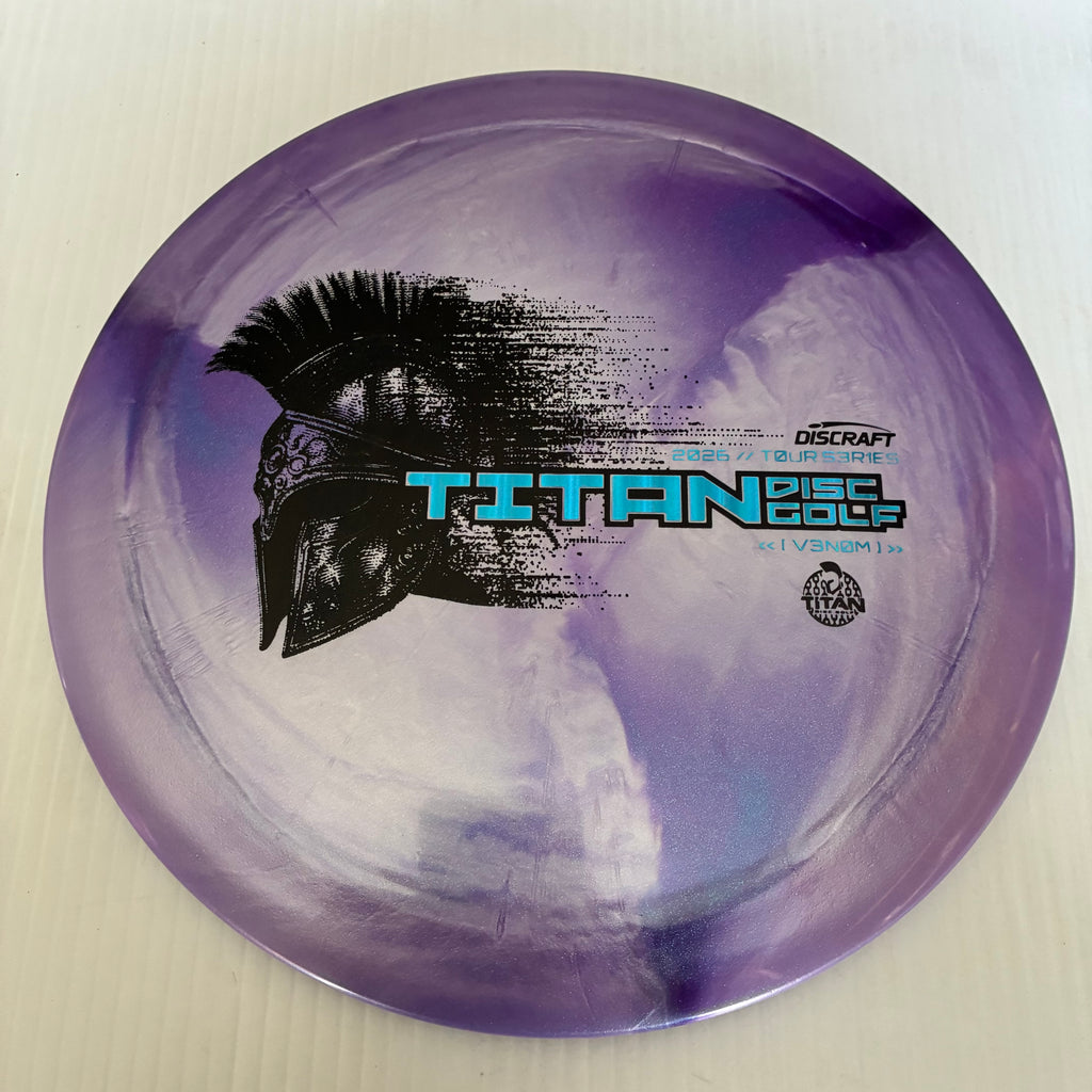 Discraft 2026 Titan Open Tour Series Swirl Ti/BigZ Blend Venom 13/5/0/3