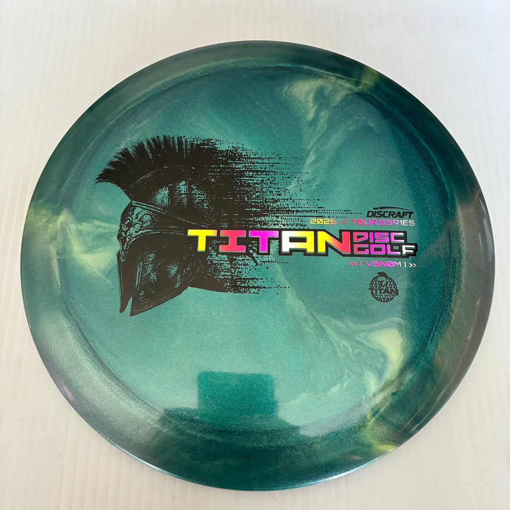 Discraft 2026 Titan Open Tour Series Swirl Ti/BigZ Blend Venom 13/5/0/3