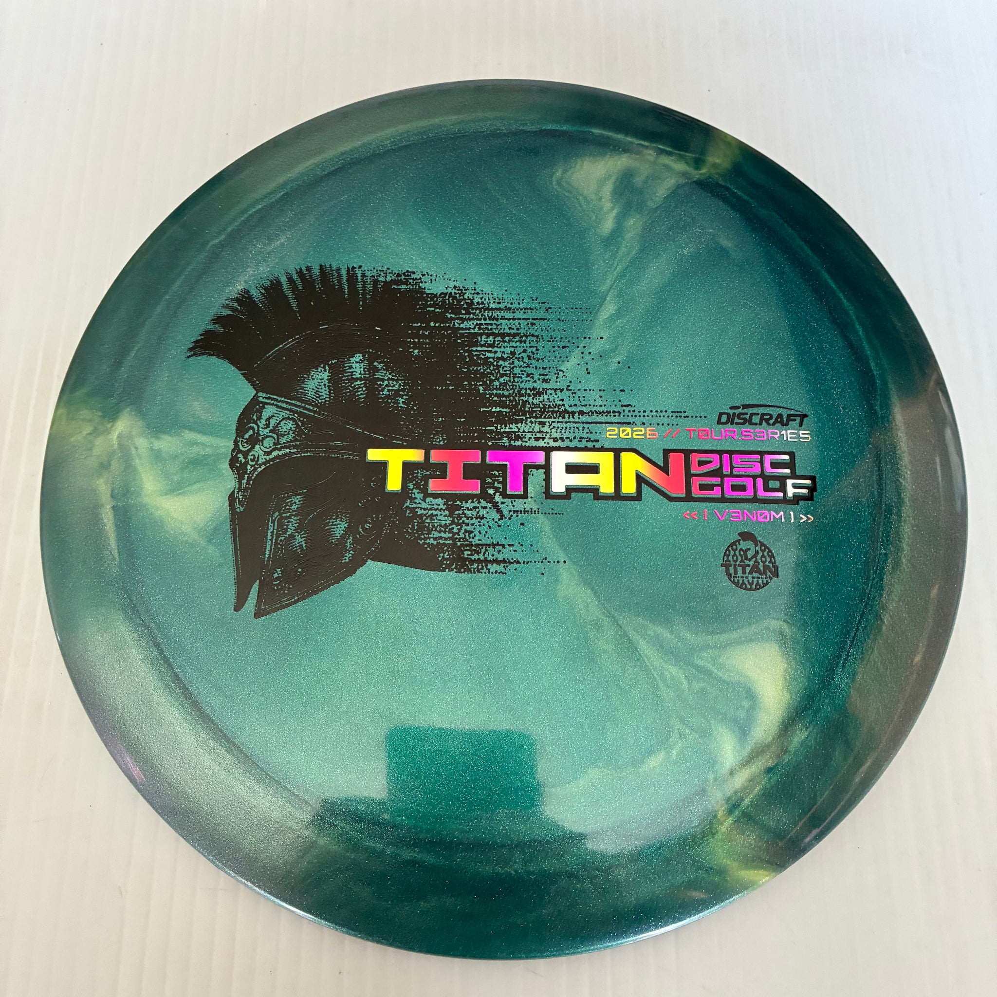 Discraft 2026 Titan Open Tour Series Swirl Ti/BigZ Blend Venom 13/5/0/3