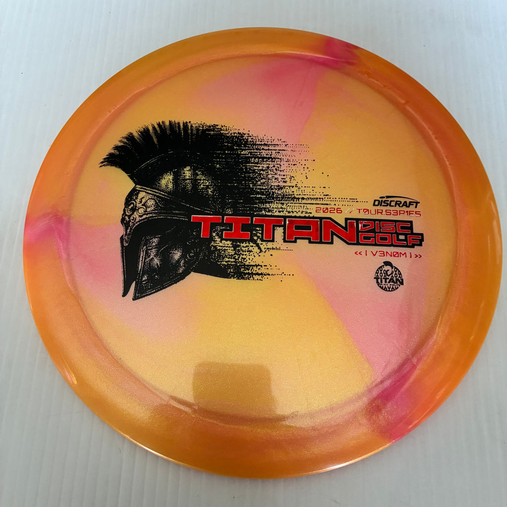 Discraft 2026 Titan Open Tour Series Swirl Ti/BigZ Blend Venom 13/5/0/3