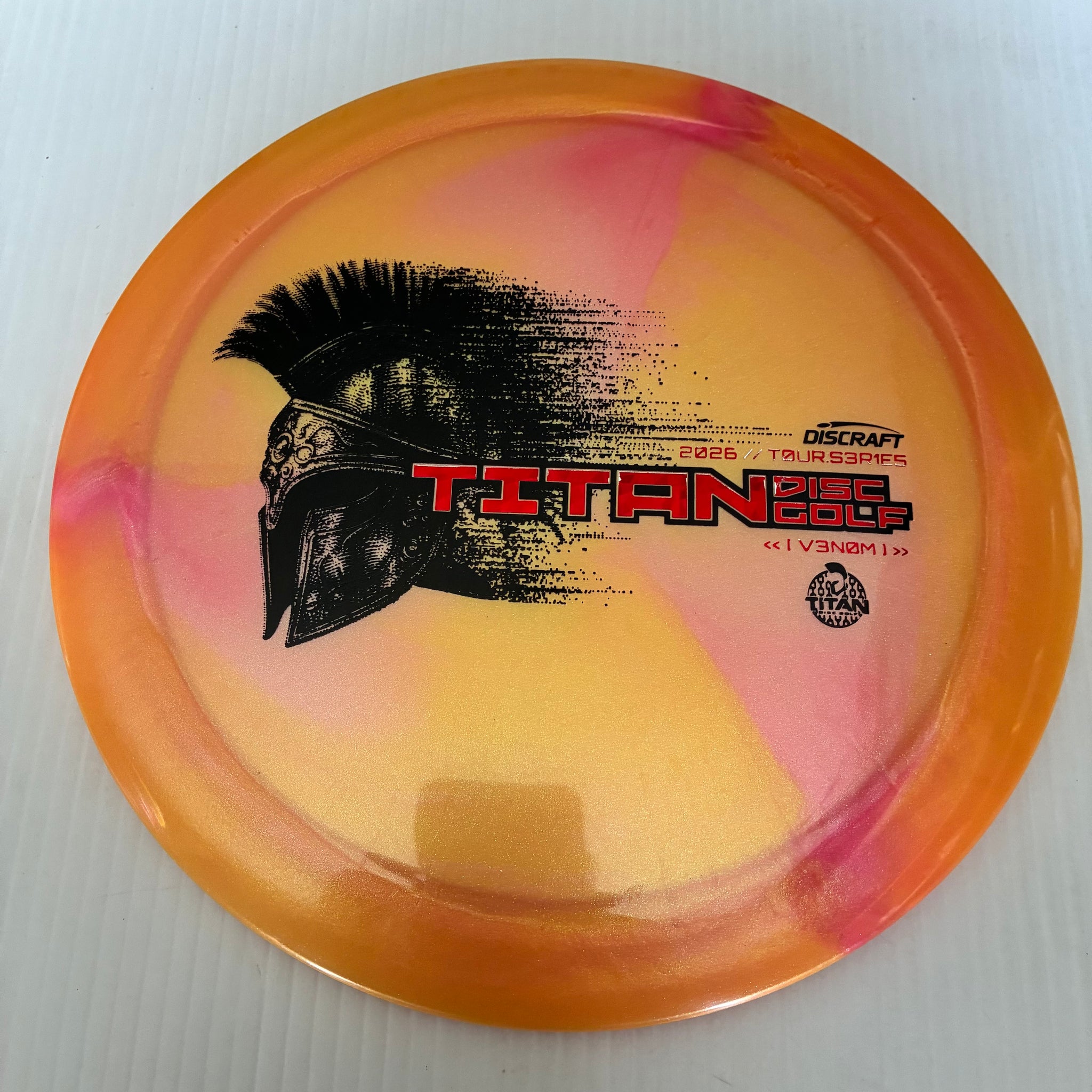 Discraft 2026 Titan Open Tour Series Swirl Ti/BigZ Blend Venom 13/5/0/3
