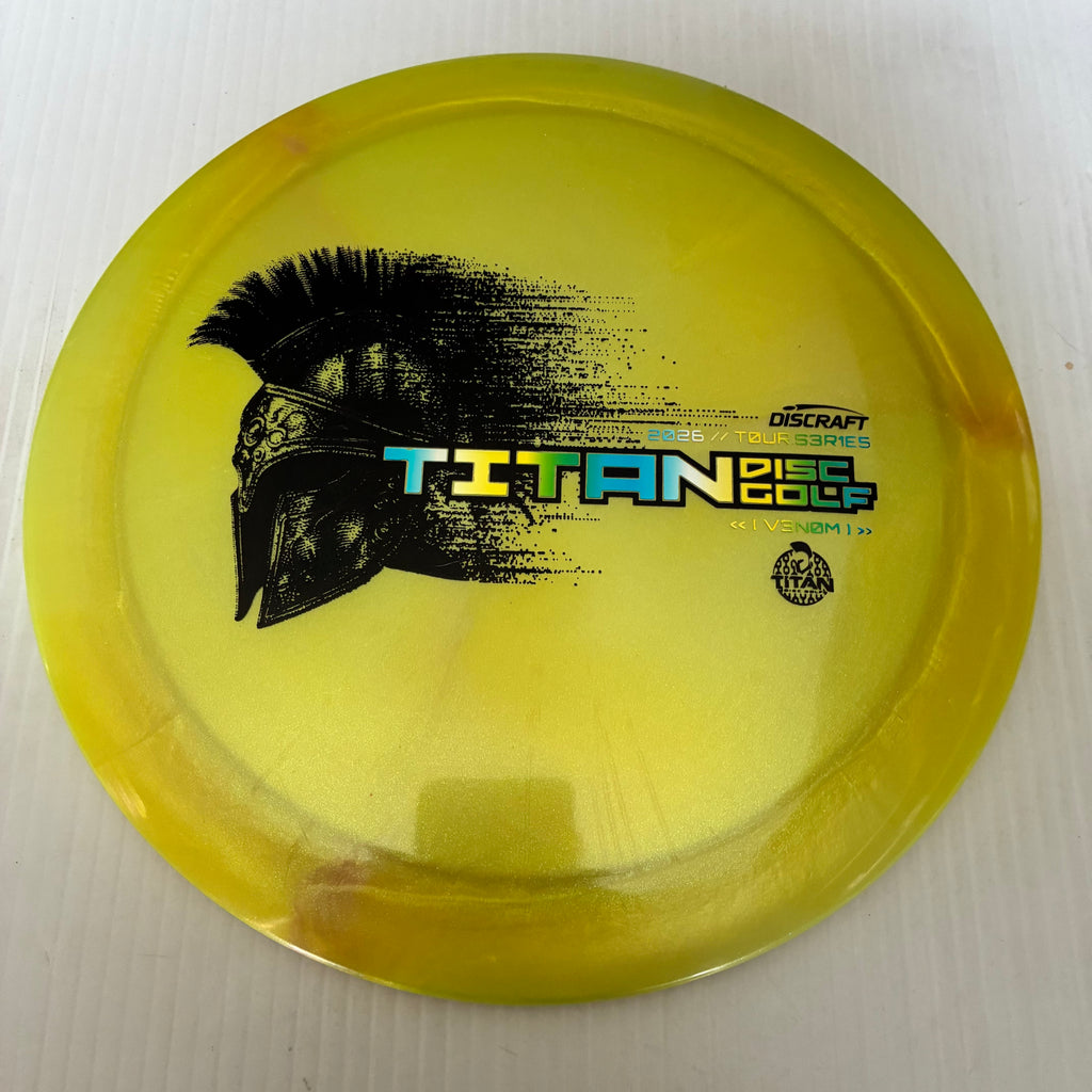 Discraft 2026 Titan Open Tour Series Swirl Ti/BigZ Blend Venom 13/5/0/3