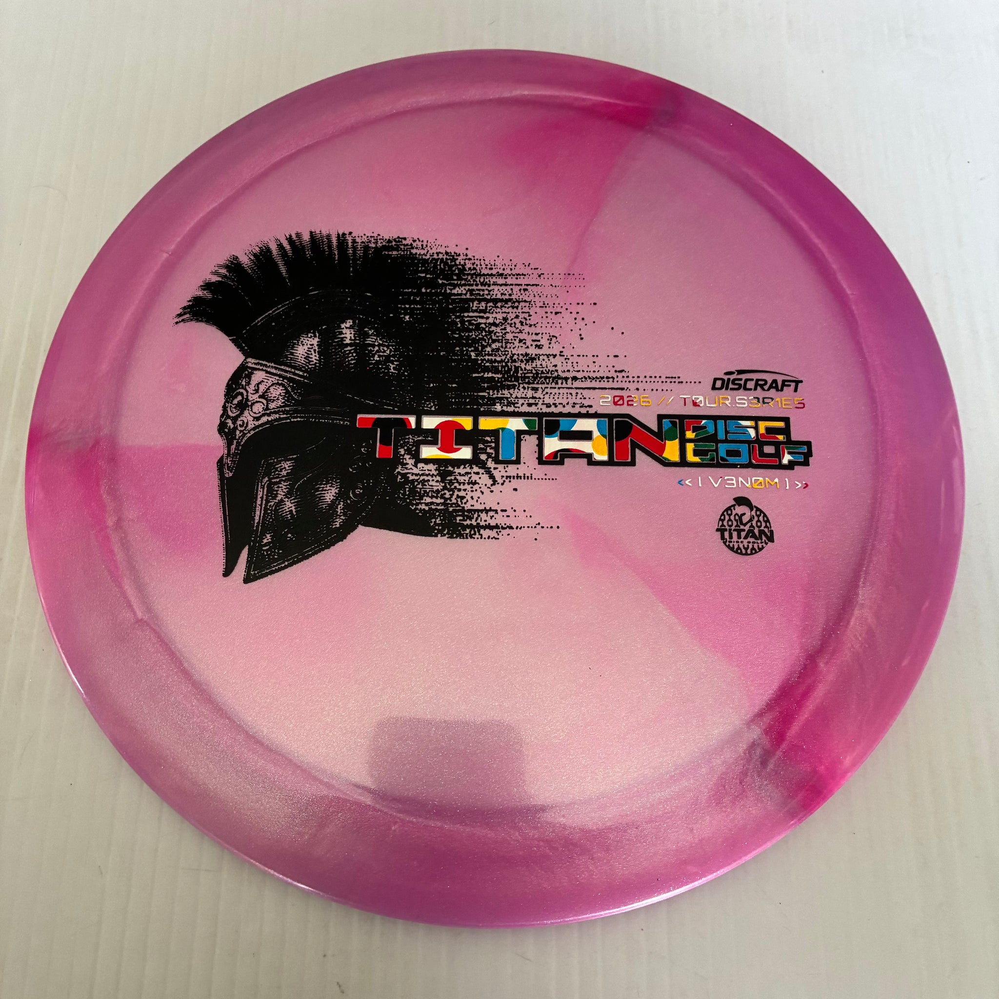 Discraft 2026 Titan Open Tour Series Swirl Ti/BigZ Blend Venom 13/5/0/3