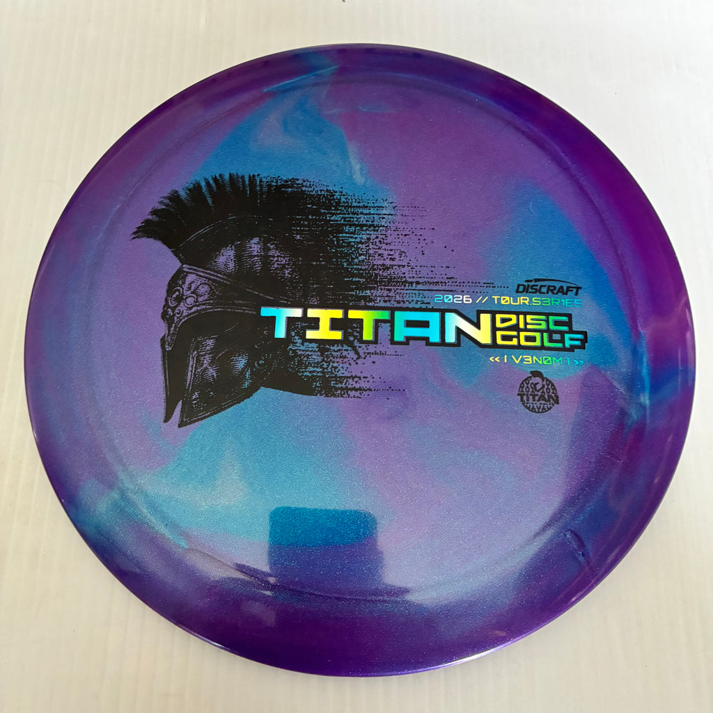Discraft 2026 Titan Open Tour Series Swirl Ti/BigZ Blend Venom 13/5/0/3