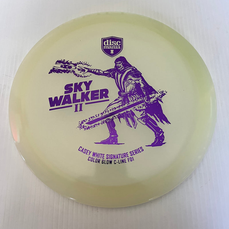 Discmania Casey White Signature Series Skywalker 2 Color Glow C-Line FD1 7/4/0/2