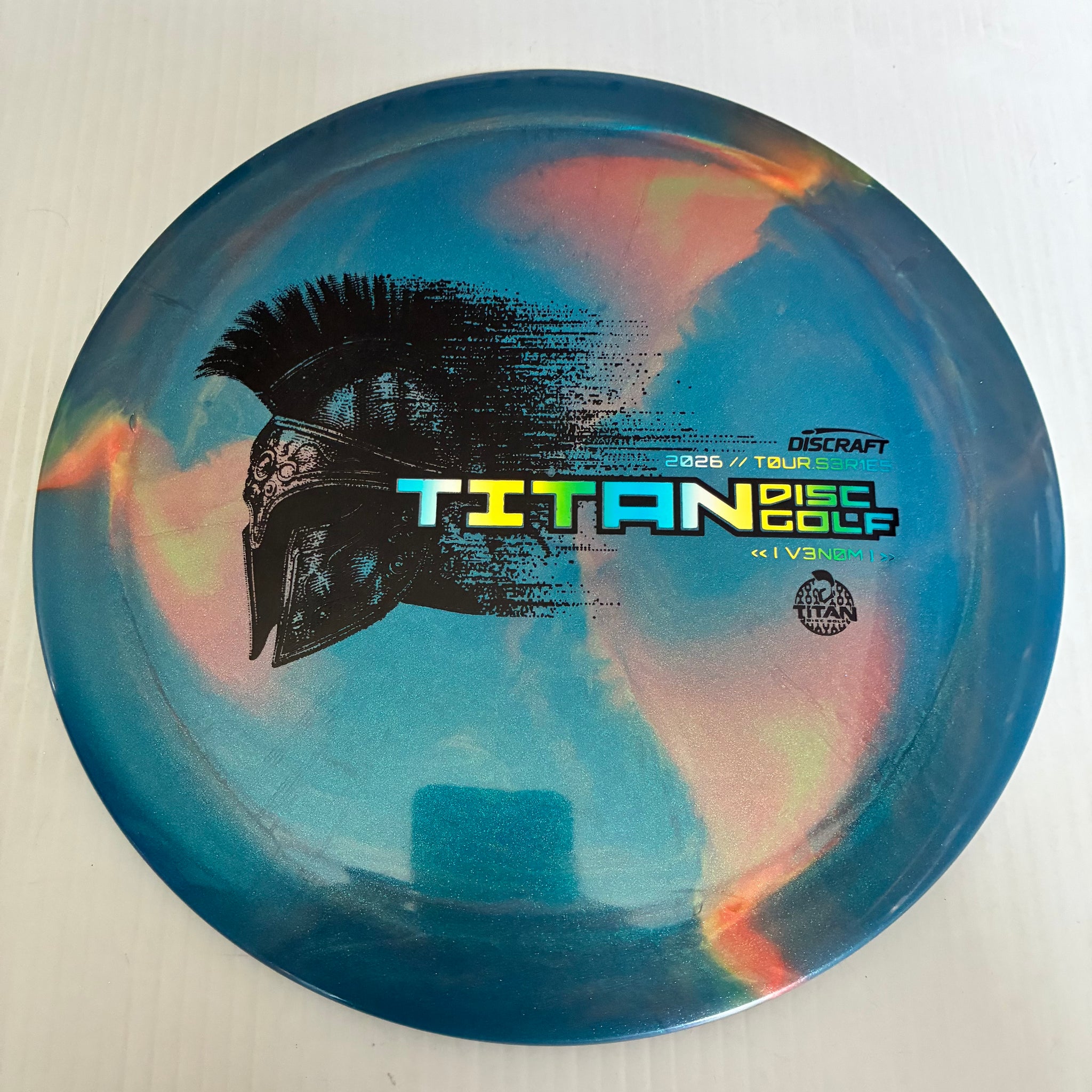 Discraft 2026 Titan Open Tour Series Swirl Ti/BigZ Blend Venom 13/5/0/3