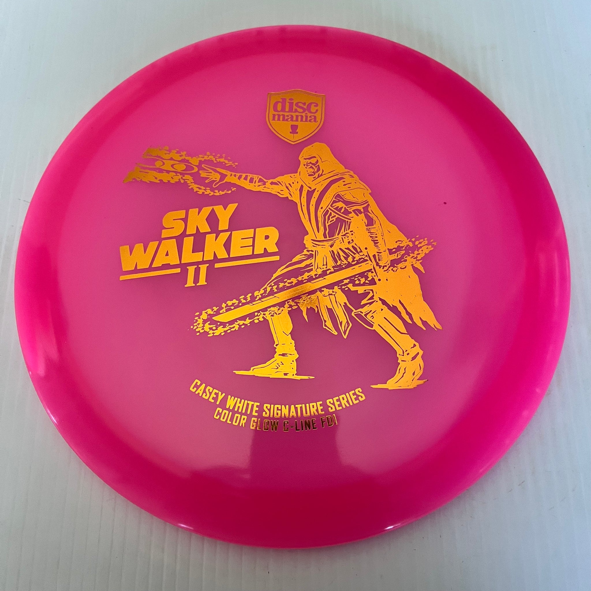 Discmania Casey White Signature Series Skywalker 2 Color Glow C-Line FD1 7/4/0/2