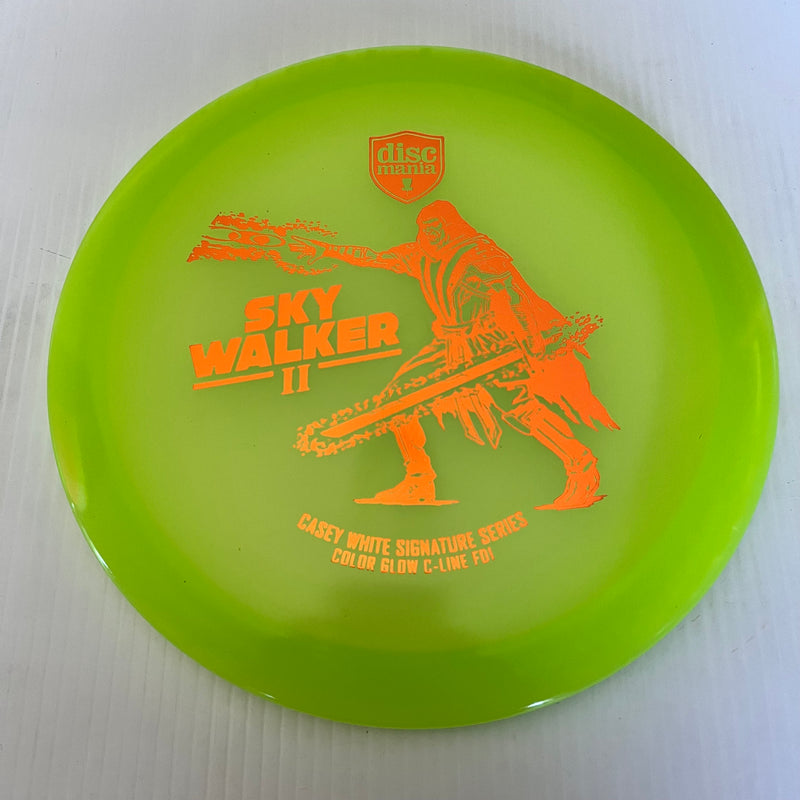 Discmania Casey White Signature Series Skywalker 2 Color Glow C-Line FD1 7/4/0/2