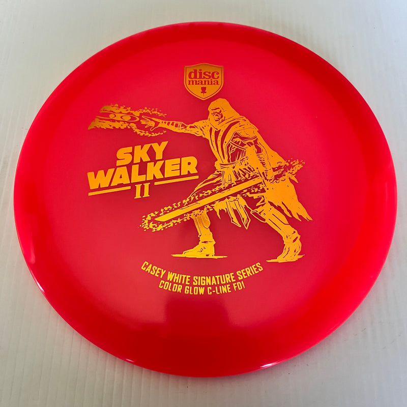 Discmania Casey White Signature Series Skywalker 2 Color Glow C-Line FD1 7/4/0/2