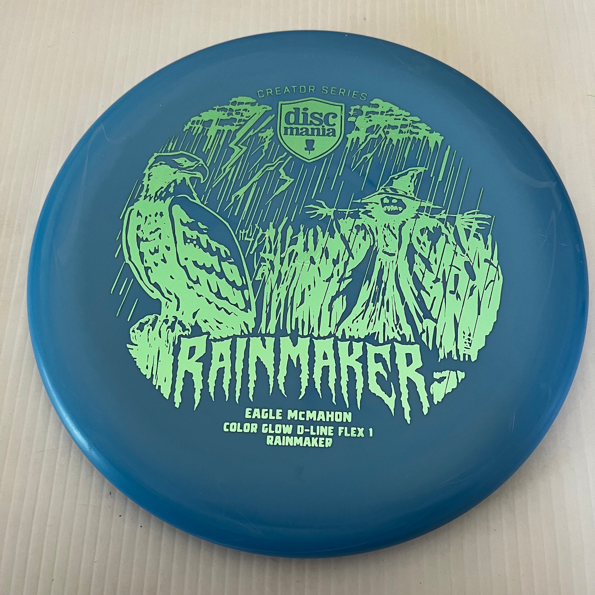 Discmania 2023 Eagle McMahon Creator Series Flex 1 Color Glow D-Line Halloween Rainmaker 2/3/0/0.5
